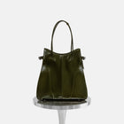 KIMIAS olive green carryall tote on a white background